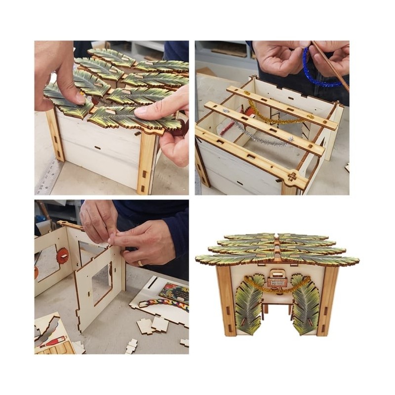 Sukkah: Do-It-Yourself 3D Puzzle Kit