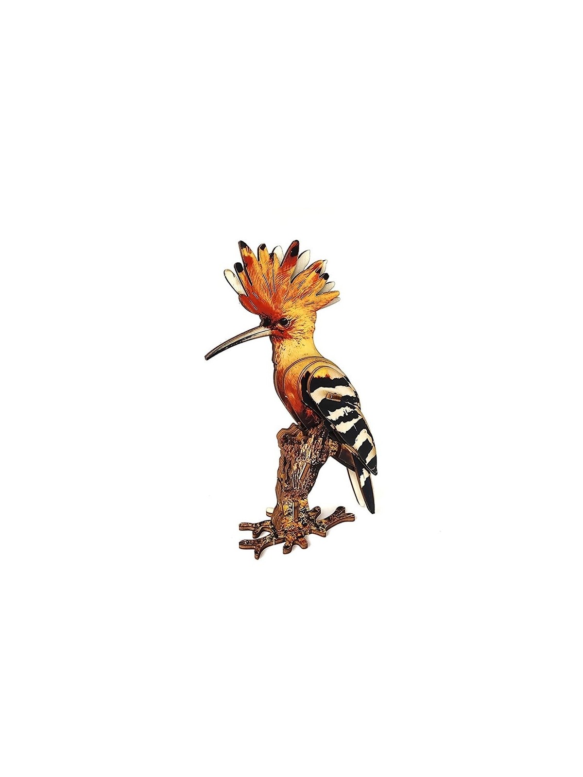 The Hoopoe - National Bird of Israel 3D Wooden Puzzle Kit