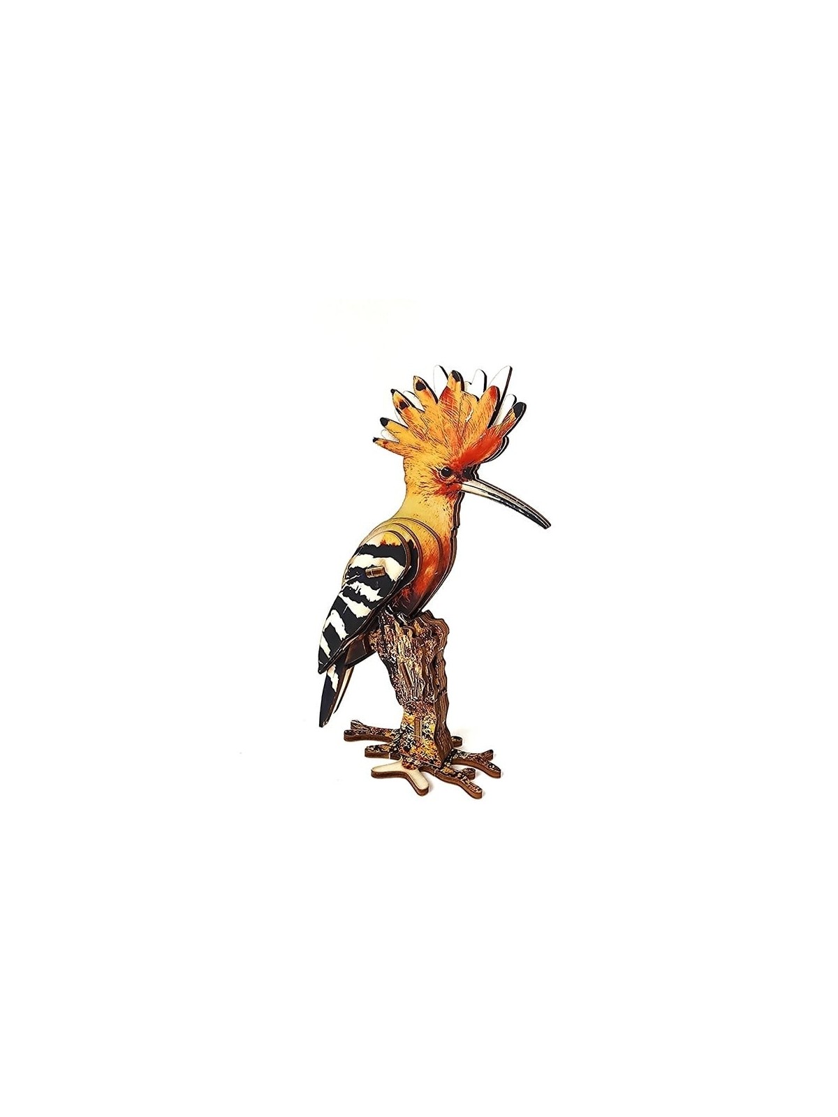 The Hoopoe - National Bird of Israel 3D Wooden Puzzle Kit