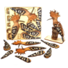 The Hoopoe - National Bird of Israel 3D Wooden Puzzle Kit