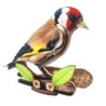 Interactive European Goldfinch Bird 3D Wooden Puzzle Kit