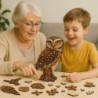 Interactive Little Owl 3D Wooden Puzzle Kit