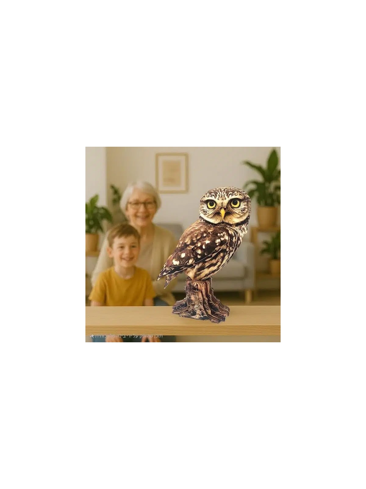 Interactive Little Owl 3D Wooden Puzzle Kit