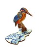 Interactive Kingfisher Bird 3D Wooden Puzzle Kit