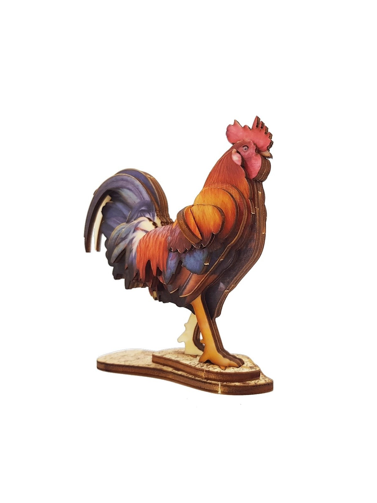 Interactive Rooster 3D Wooden Puzzle Kit
