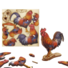 Interactive Rooster 3D Wooden Puzzle Kit