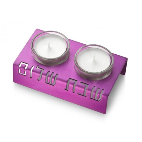 Adi Sidler Shabbat Shalom Candlesticks Tabl... | Shabbat by Adi Sidler