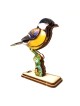 Interactive Great Tit Bird 3D Wooden Puzzle Kit