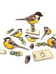 Interactive Great Tit Bird 3D Wooden Puzzle Kit