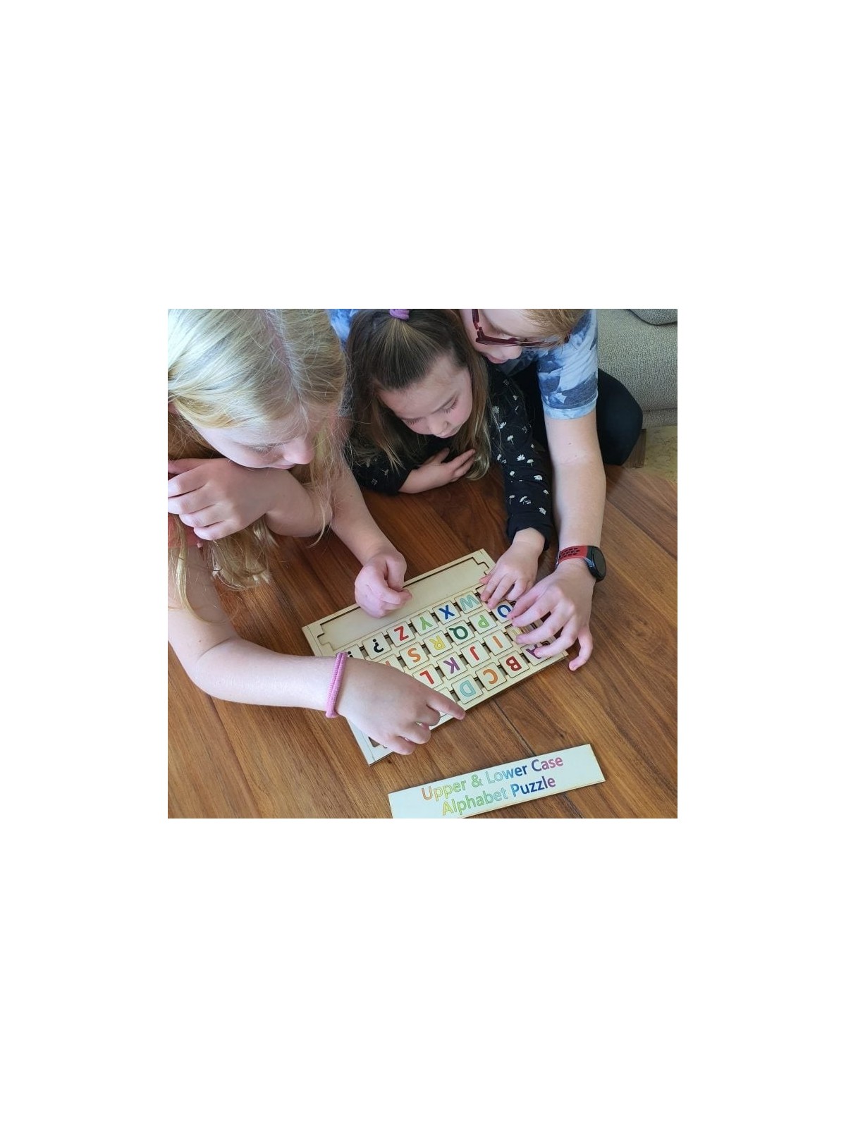 Upper & Lower Case Wooden Alphabet Puzzle for Kids