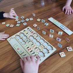 Upper & Lower Case Wooden Alphabet Puzzle for Kids