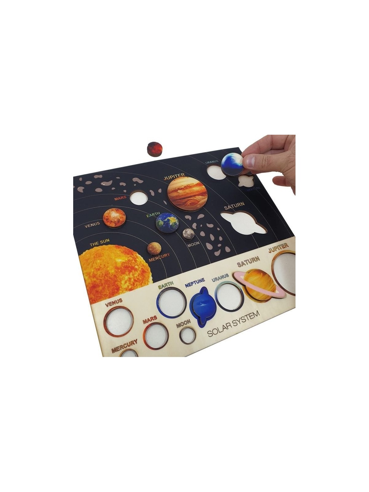 Solar System & Planets Educational Wooden Puzzle