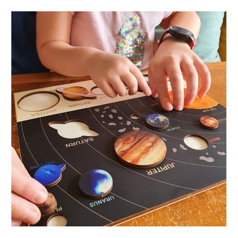 Solar System & Planets Educational Wooden Puzzle