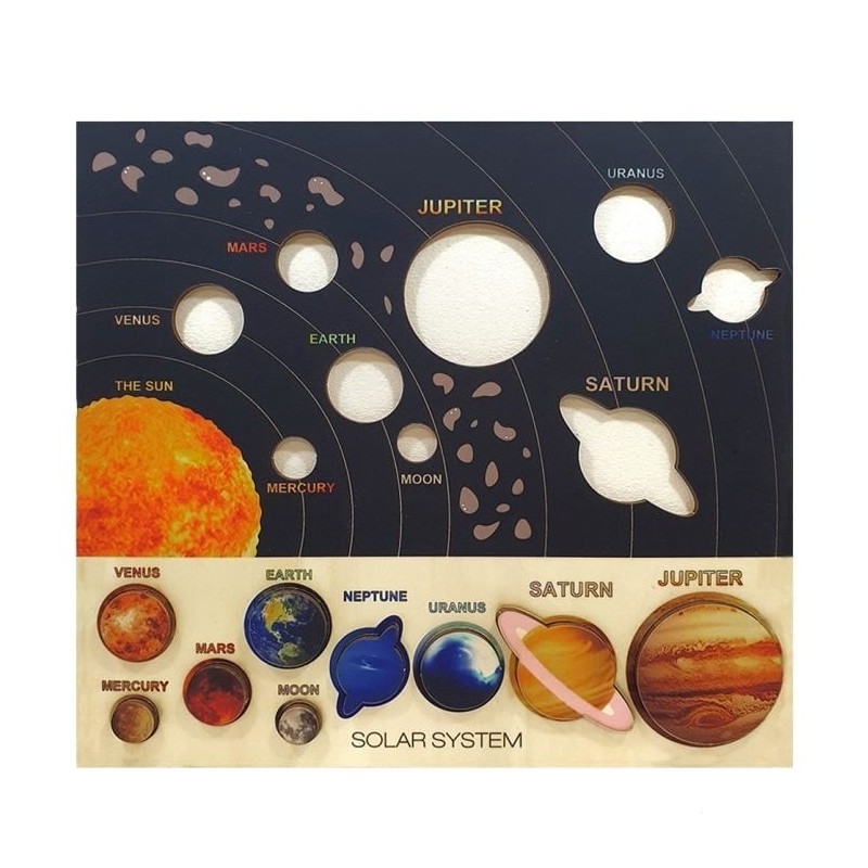 Solar System & Planets Educational Wooden Puzzle