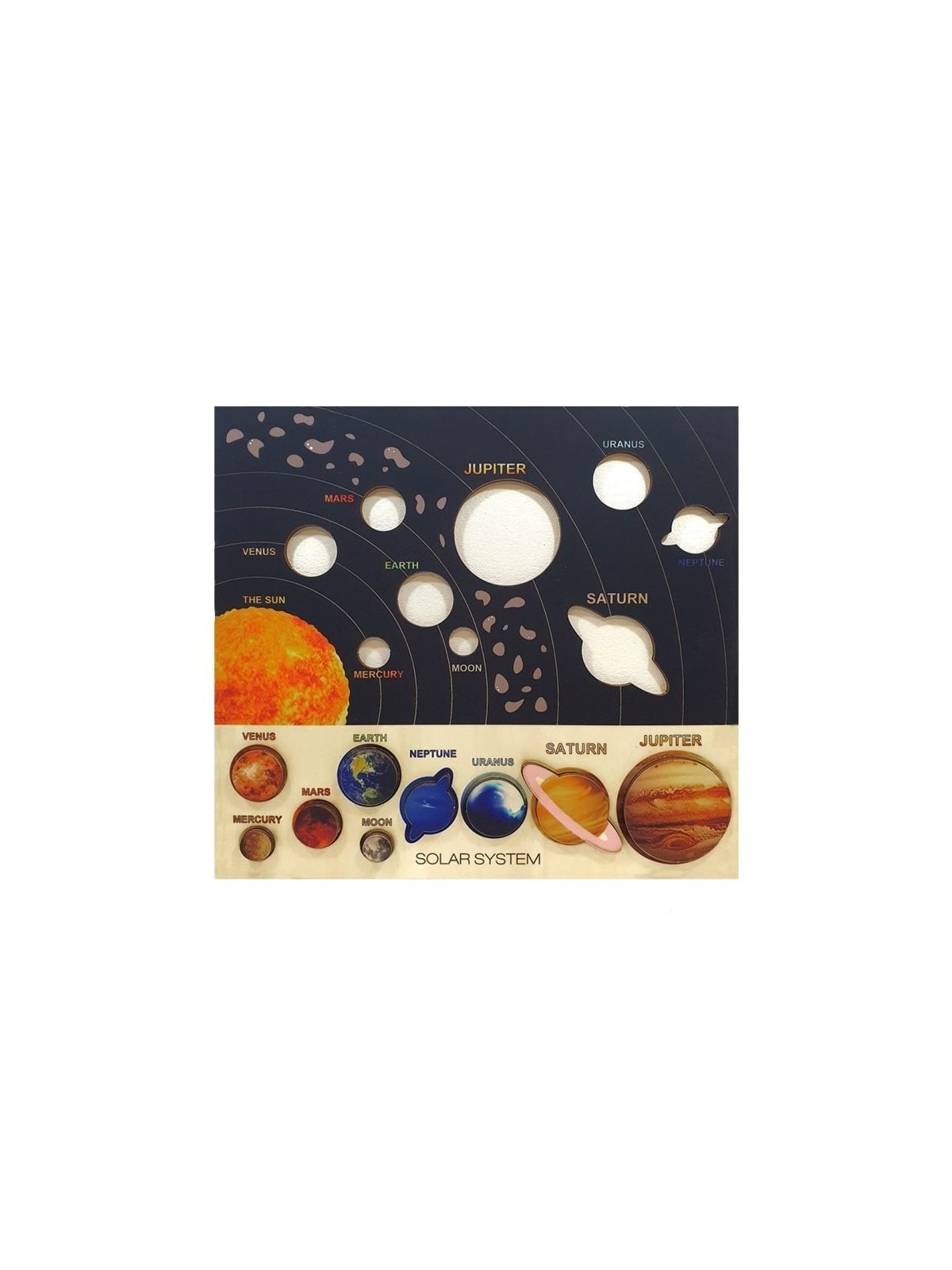 Solar System & Planets Educational Wooden Puzzle