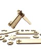 Puzzle Grogger en bois 3D à auto-assemblage (Ra'ashan)