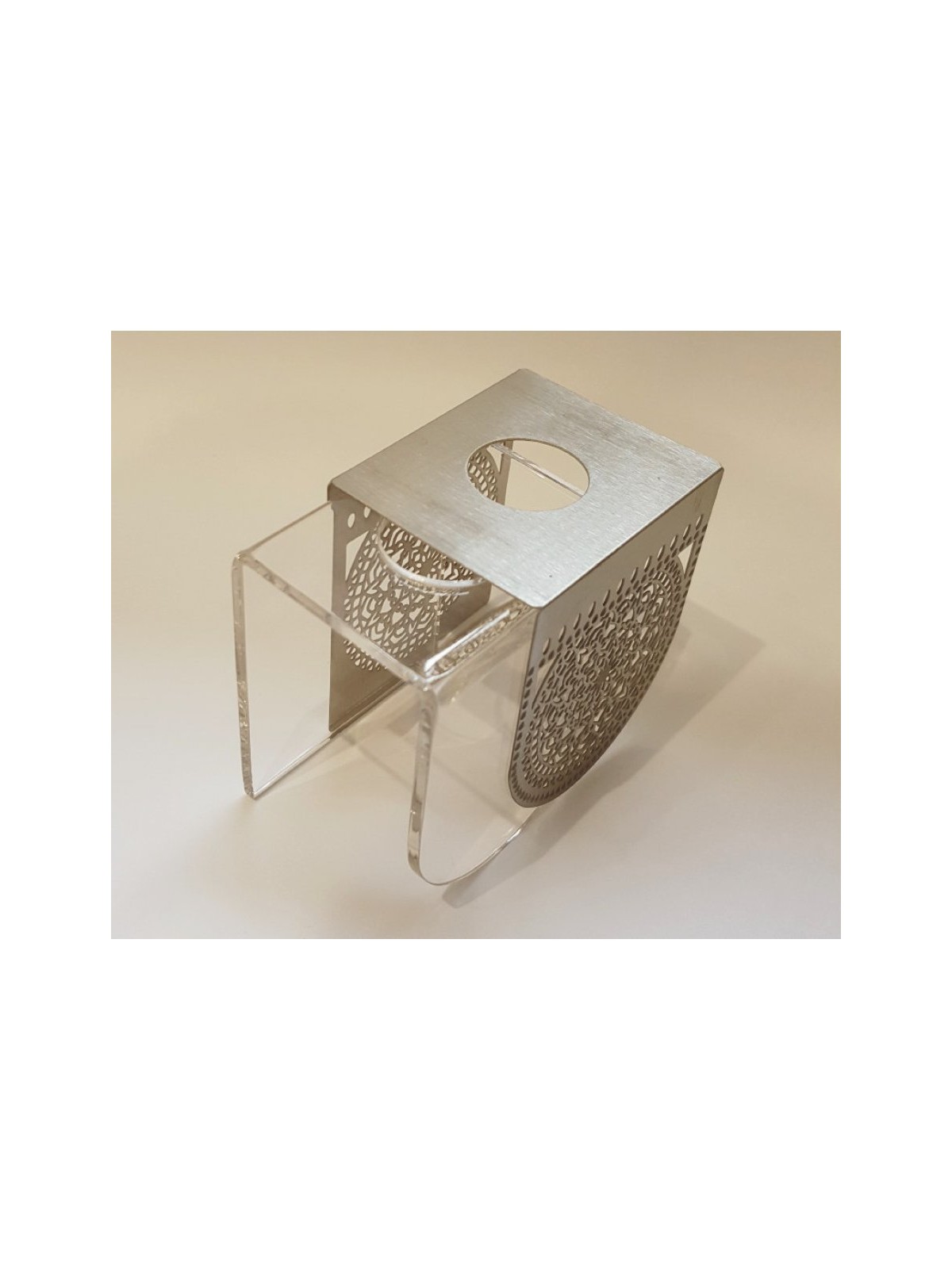 Dorit Judaica Delicate Filigree Lace Design Cand... | Shabbat by Dorit