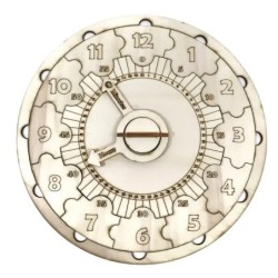 Educational Wooden DIY Clock Puzzle