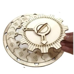 Educational Wooden DIY Clock Puzzle
