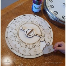 Educational Wooden DIY Clock Puzzle