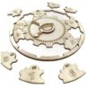 Educational Wooden DIY Clock Puzzle