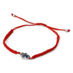 Red String Bracelet with Hamsa (Kabbalah)