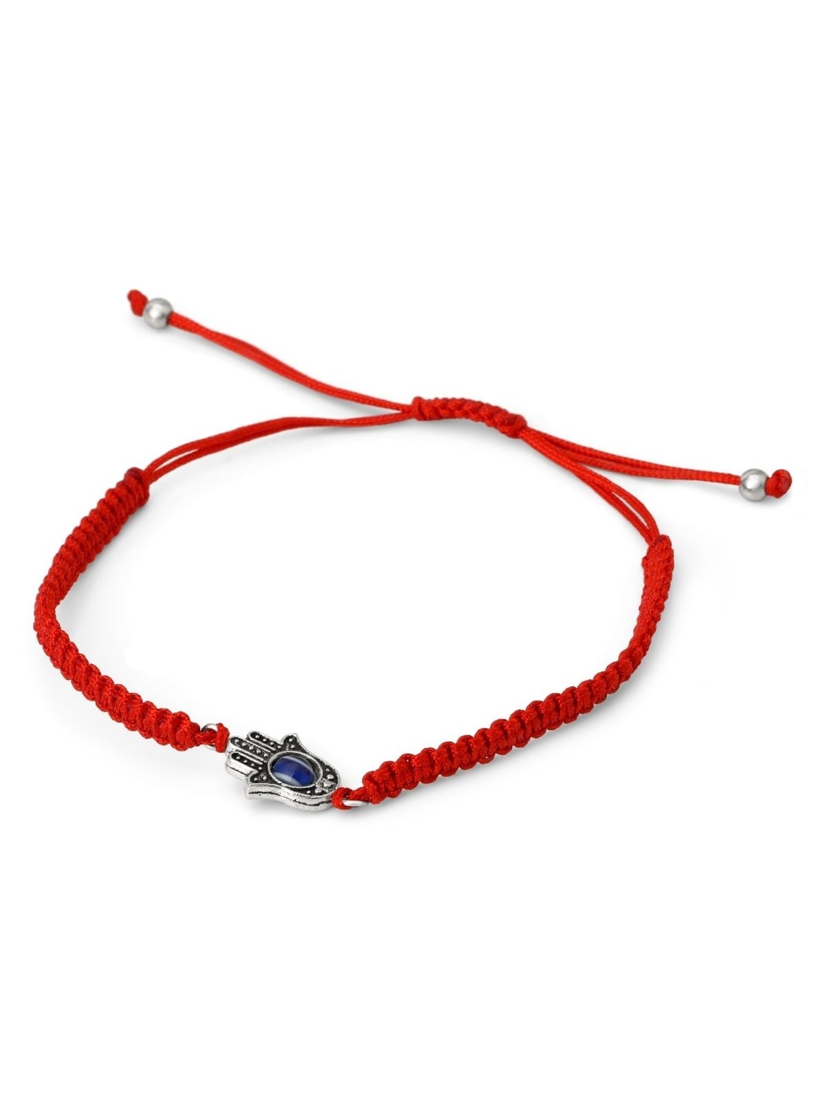 Red String Bracelet with Hamsa (Kabbalah)