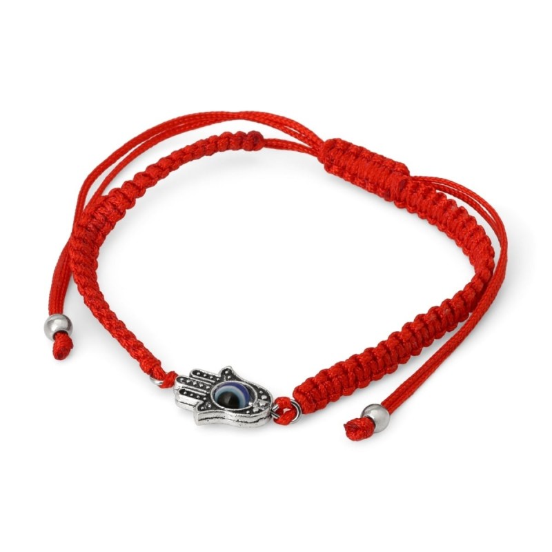 Red String Bracelet with Hamsa (Kabbalah)