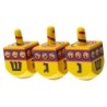 Set of 50 Painted Wooden Dreidels (Assorted Colors)