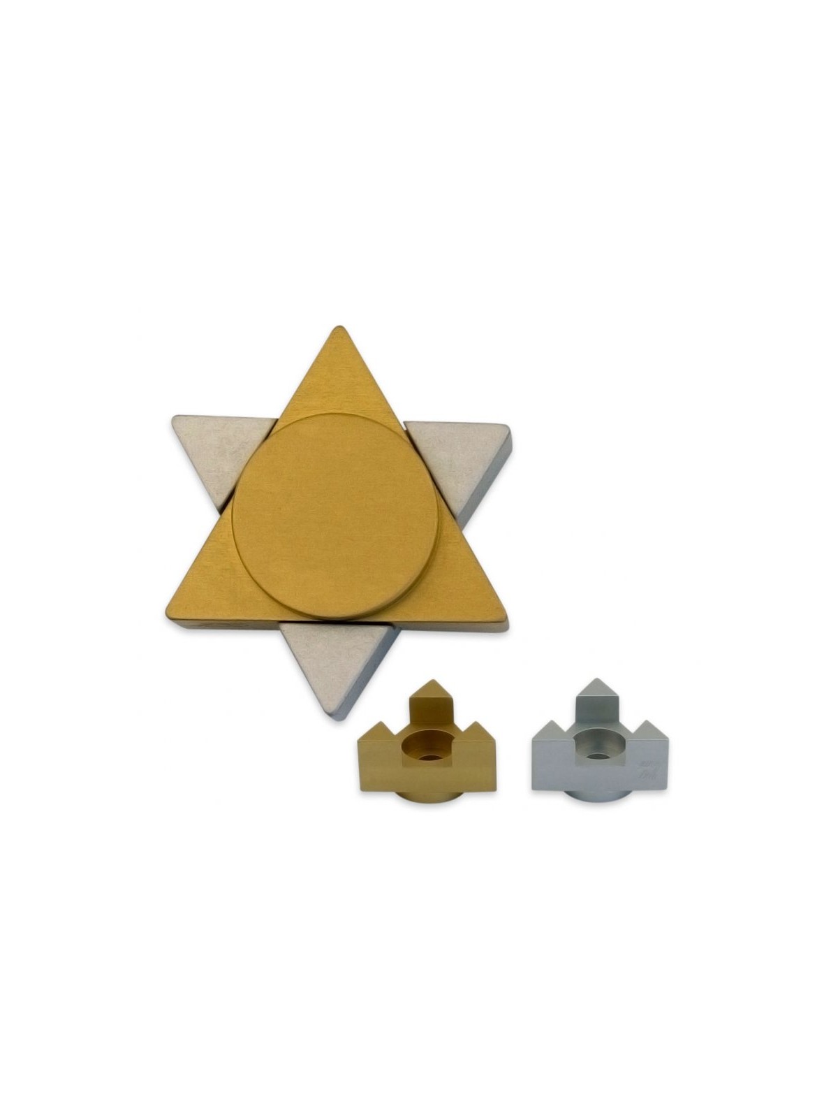 Avner Agayof Anodized Aluminum Travel Shab... | Candlesticks by Agayof