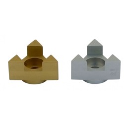 Avner Agayof Anodized Aluminum Travel Shab... | Candlesticks by Agayof