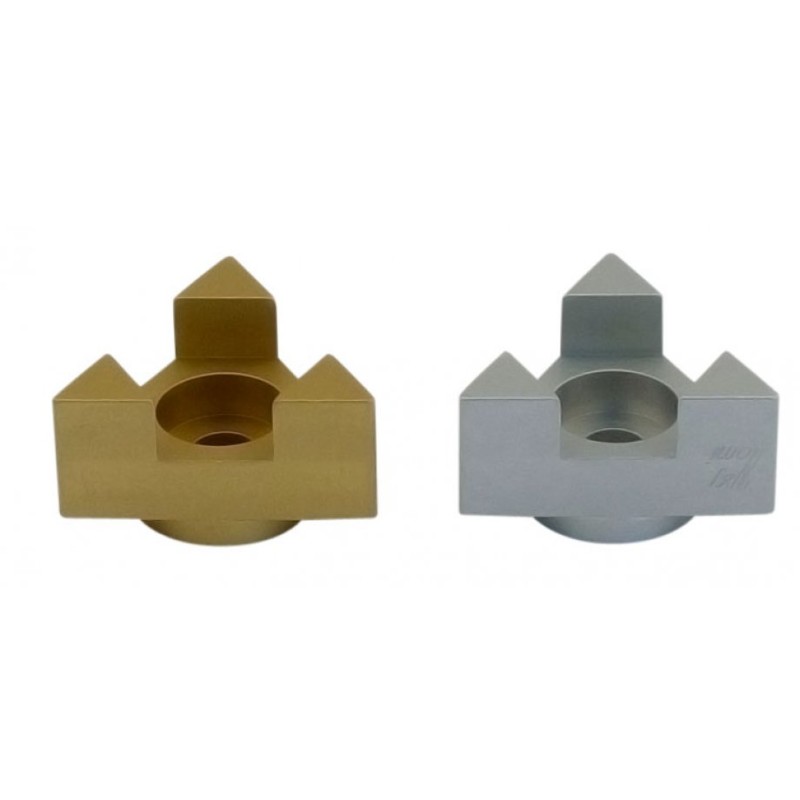 Avner Agayof Anodized Aluminum Travel Shab... | Candlesticks by Agayof