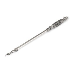 Traditional Yemenite Art Handcrafted Sterling Silver Yad (Torah Pointe
