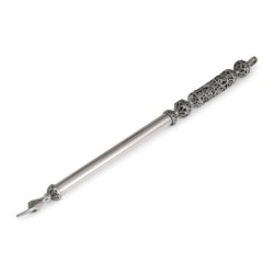 Traditional Yemenite Art Stylish Handcrafted Sterling Silver Yad (Tora