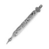 Traditional Yemenite Art Handcrafted Sterling Silver Torah Pointer Wit