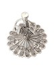 Sterling Silver Klezmer Accordion Player Dreidel