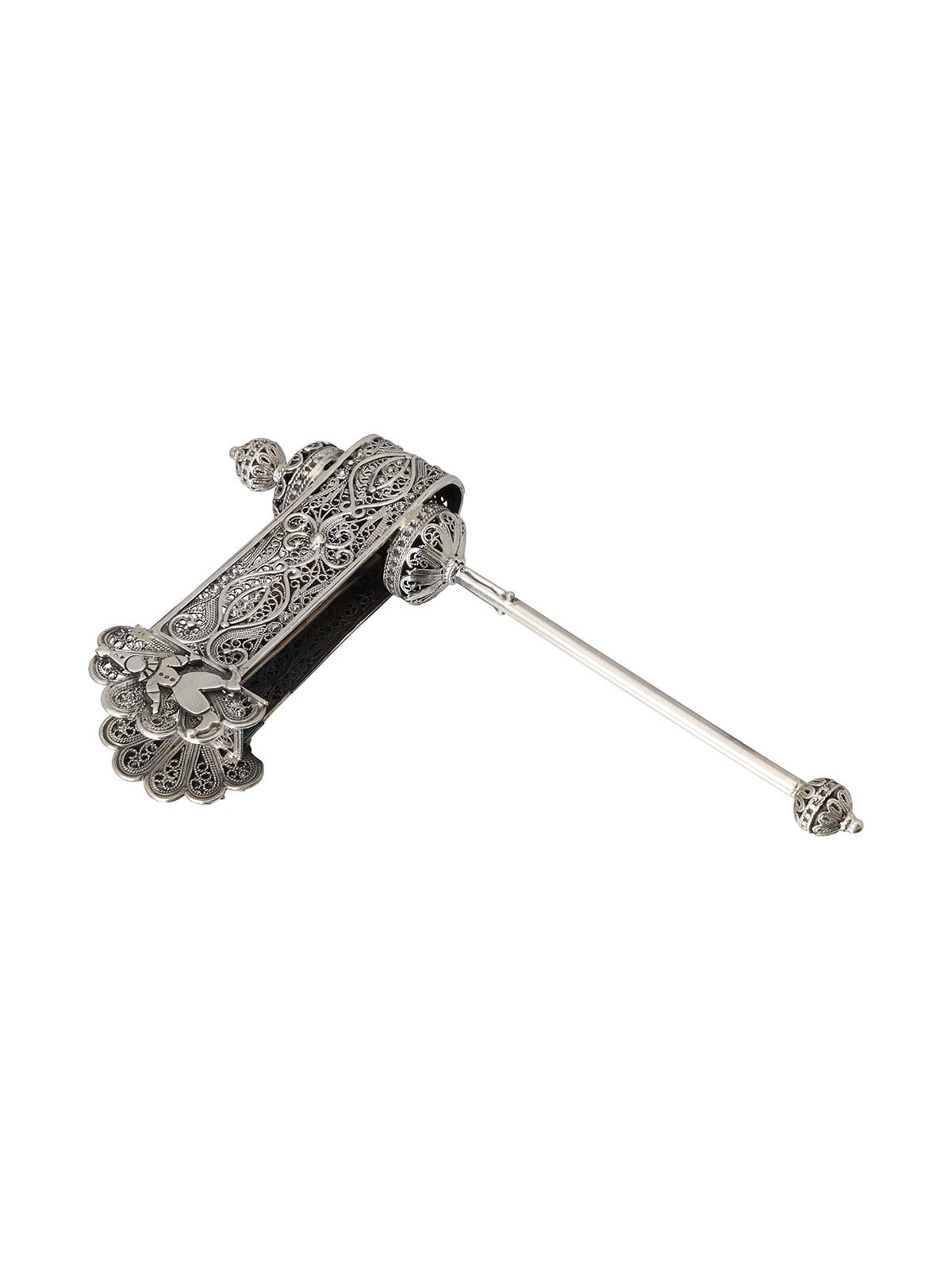 Loud Sterling Silver Purim Grogger (Noisemaker)