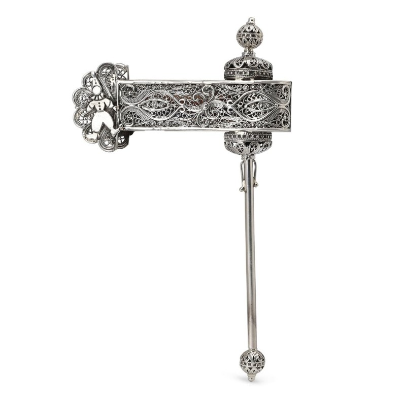 Loud Sterling Silver Purim Grogger (Noisemaker)