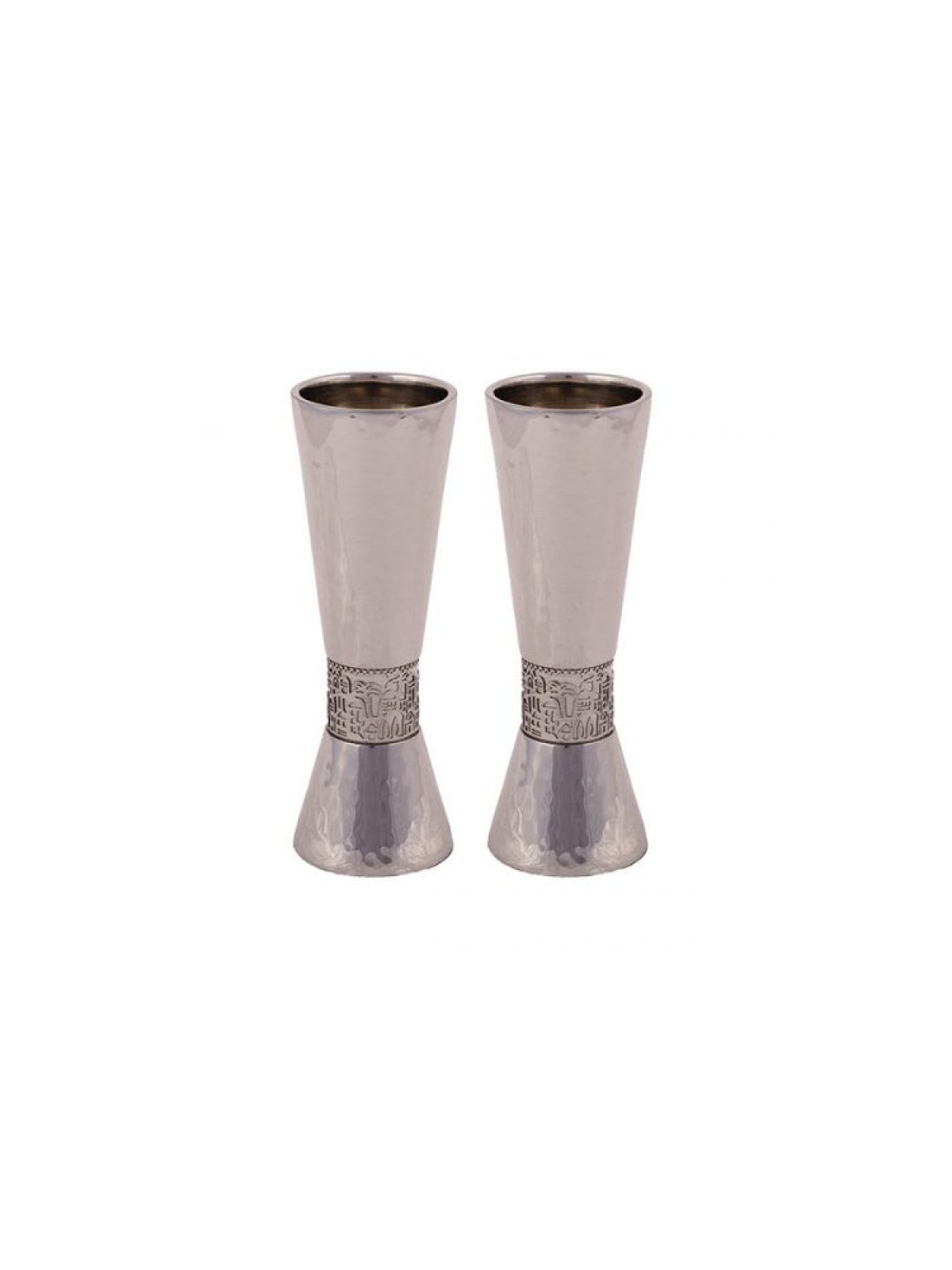 Yair Emanuel Cone Shape Candlestick with Silver Jeru... | Candlesticks
