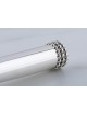 Bier Judaica 925 Sterling Silver Hammer Salt Shaker - Pearls Design