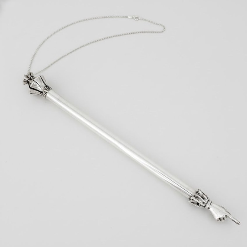 Bier Judaica 925 Sterling Silver Torah Pointer