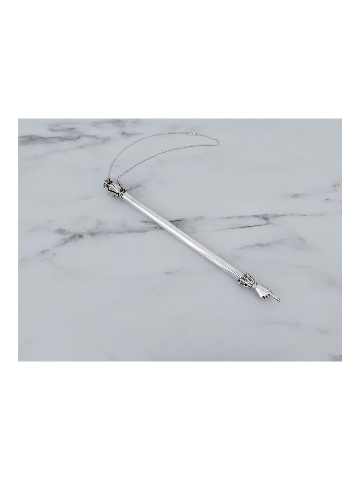 Bier Judaica 925 Sterling Silver Torah Pointer