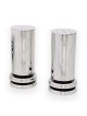 Bier Judaica Sterling Silver Disc Salt & Pepper Shaker Set