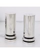 Bier Judaica Sterling Silver Disc Salt & Pepper Shaker Set