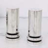 Bier Judaica Sterling Silver Disc Salt & Pepper Shaker Set