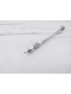 Bier Judaica 925 Sterling Silver Hammered Torah Pointer