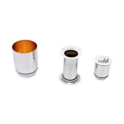 Bier Judaica 925 Sterling Silver Handcrafted Havdalah Set With Pearl M