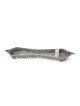 Shoham Yemenite Art Handcrafted Long Sterling Silver Mezuzah Case with