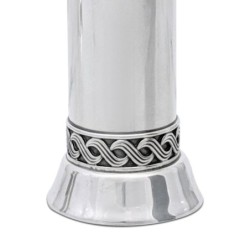 Bier Judaica 925 Sterling Silver Lattice 4 Piece Havdalah Set