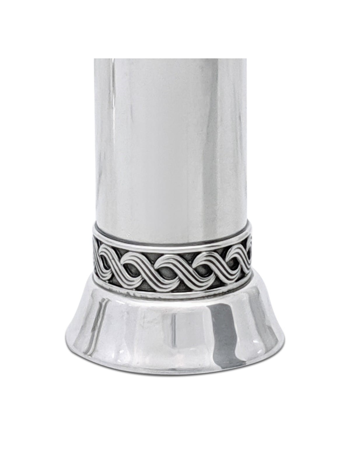 Bier Judaica 925 Sterling Silver Lattice 4 Piece Havdalah Set